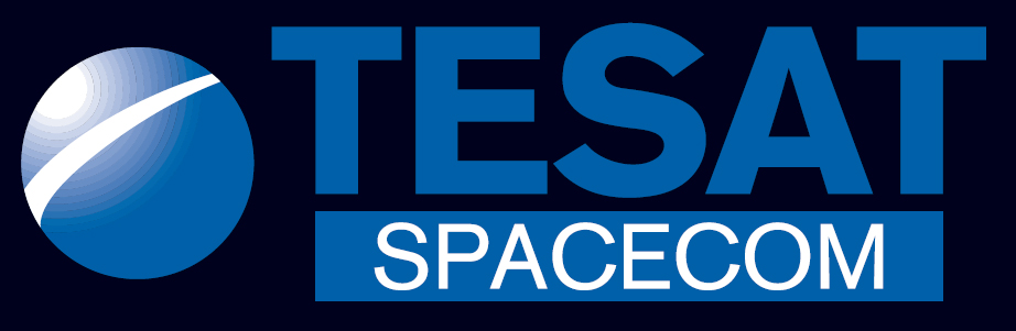 Logo de la société allemande Tesat Spacecom.