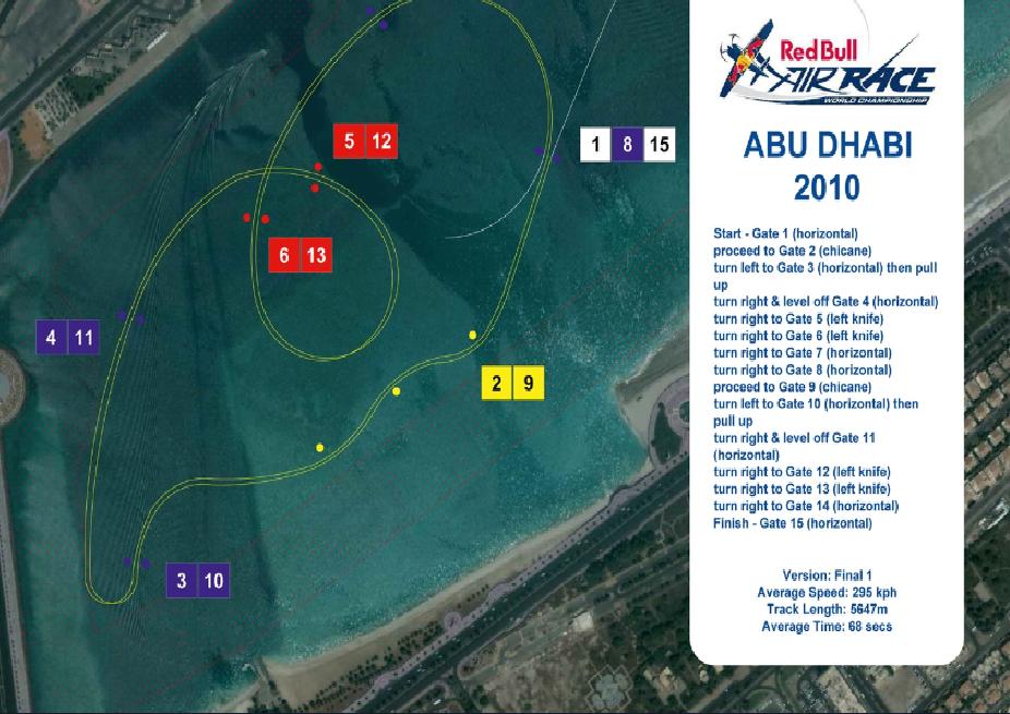 Aeroplans - Race Track Abu Dhabi Satelite