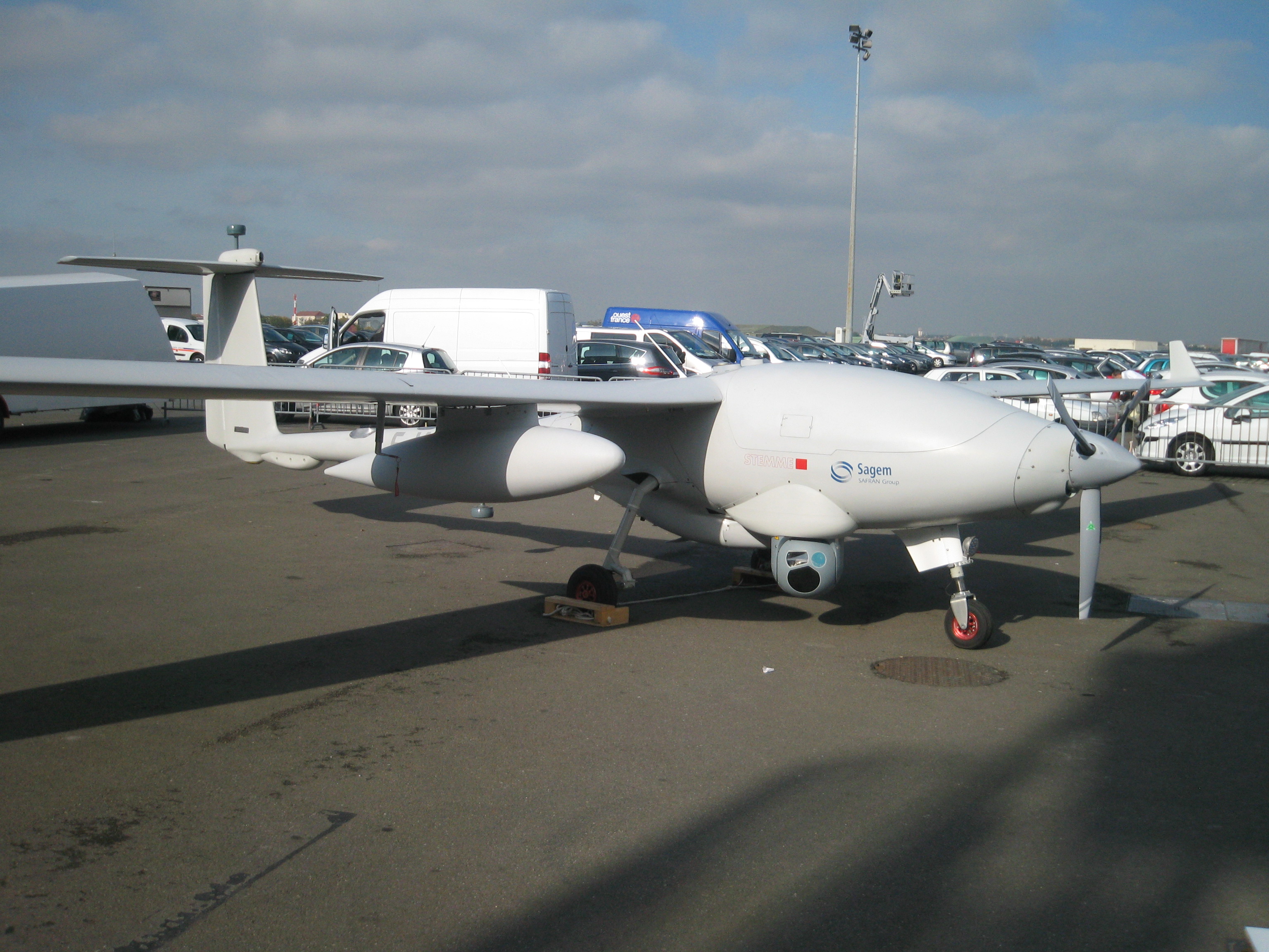 Aeroplans - Drone SAGEM Patroller M (Crédits aeroplans.fr)