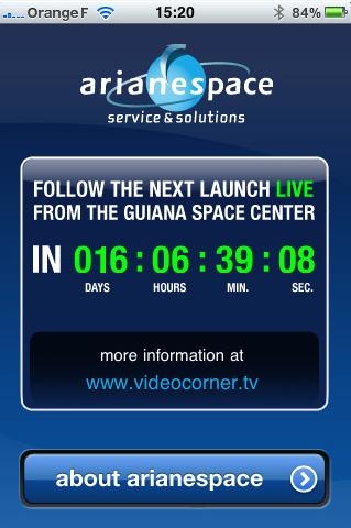 Aeroplans - Application Arianespace pour iPhone