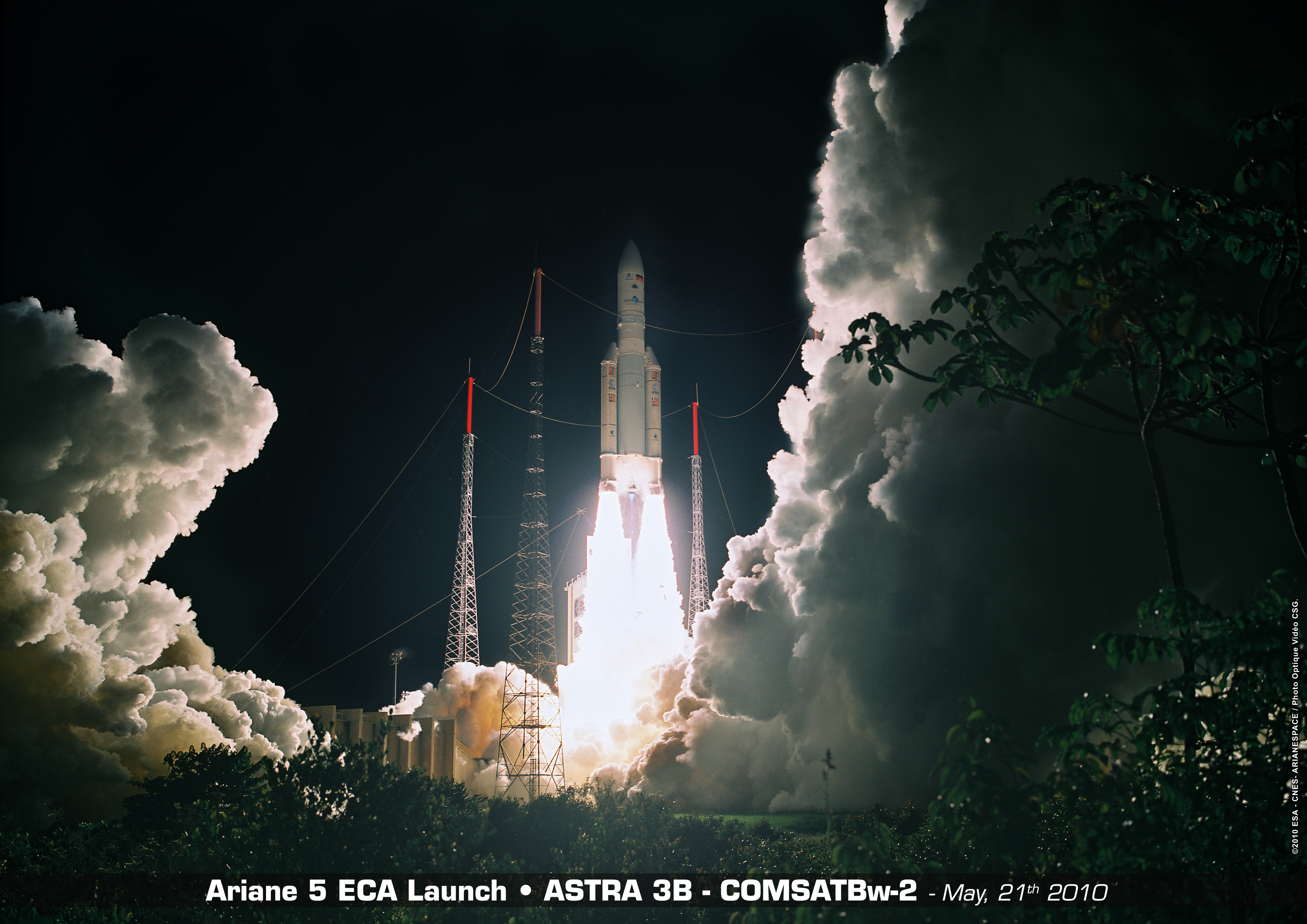 Aeroplans - Plan large Ariane 5 Vol 194 © Arianespace/ESA/CNES
