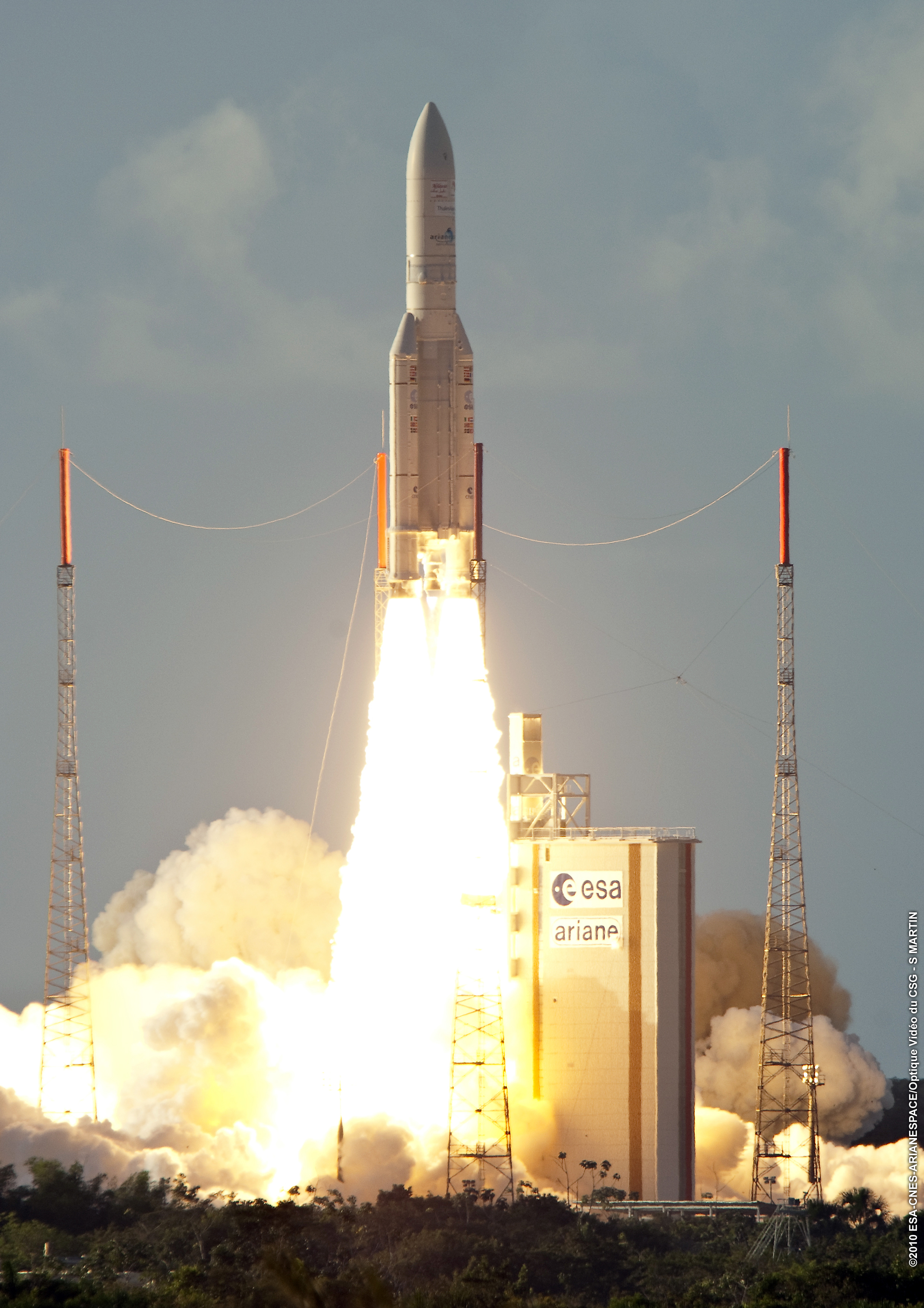 Aeroplans - V196 (Crédits Arianespace, CNES, ESA)