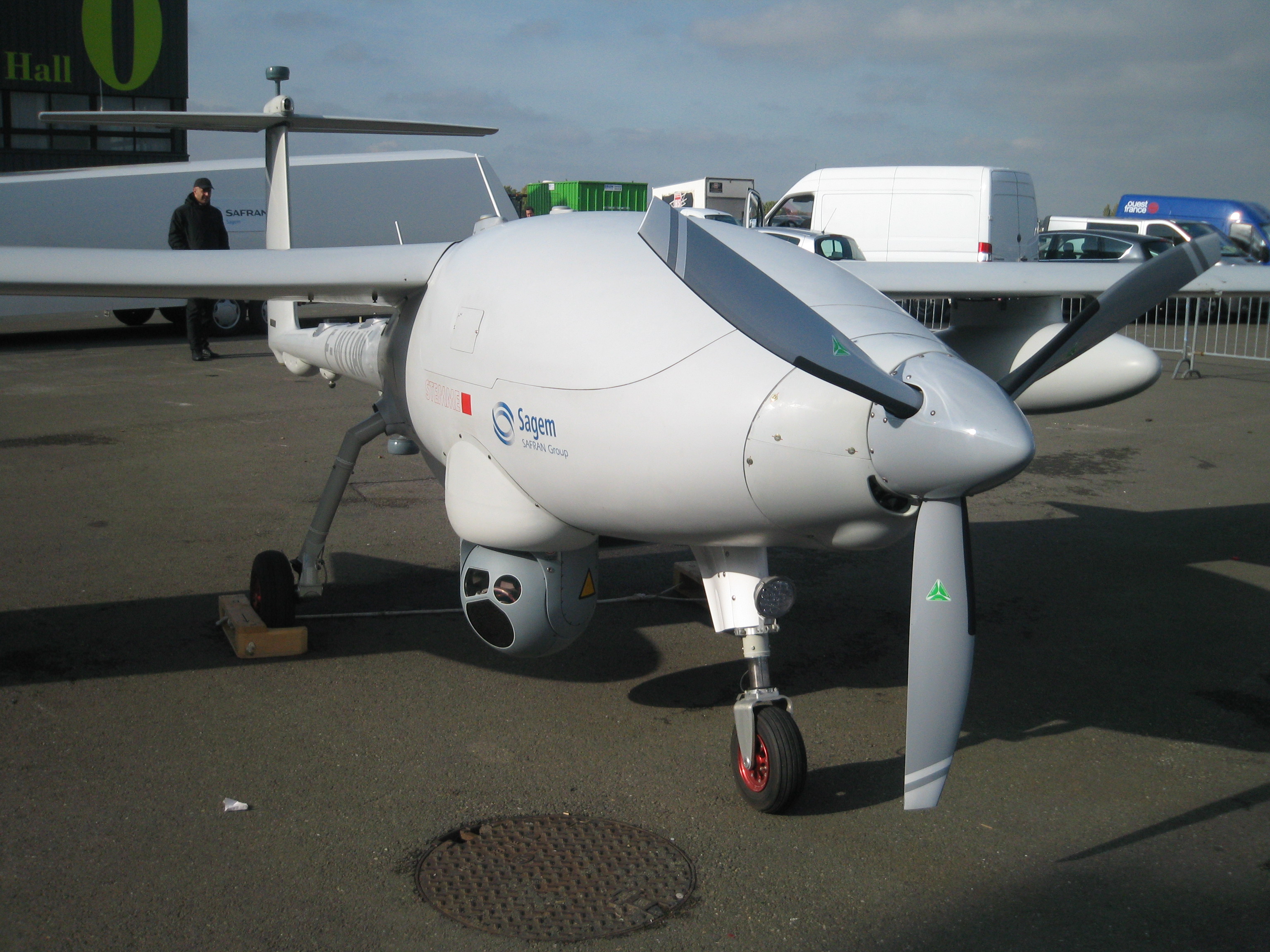 Aeroplans - Drone SAGEM Patroller M (Crédits aeroplans.fr)